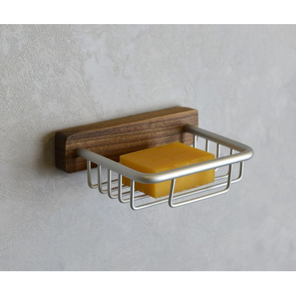 Мыльница Bronze de luxe Forest 10703C, цвет орех/хром матовый - фото 2