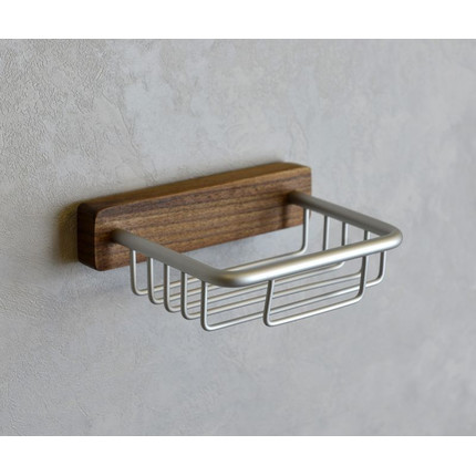 Мыльница Bronze de luxe Forest 10703C, цвет орех/хром матовый - фото 3