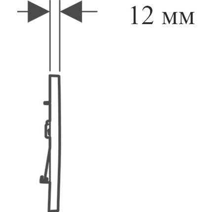 Кнопка смыва Geberit Sigma 30 115.893.14.1, черный матовый/хром - фото 4