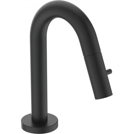 Излив для ванны Ideal Standard Silk Black Idealstream F2842XG, черный матовый - фото 