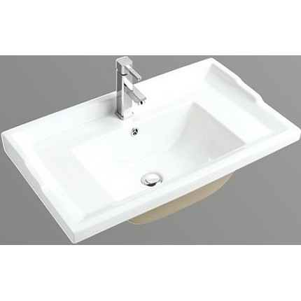 Раковина врезная на столешницу CeramaLux N 90 см NYJ840-90 - фото 