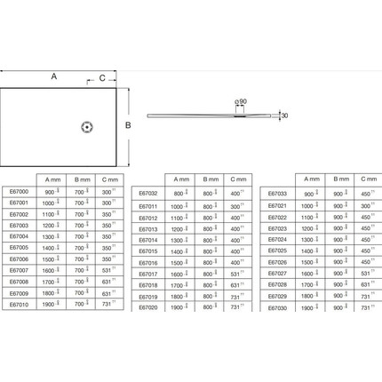 Каменный поддон Jacob Delafon Singulier 140x80 см E67015-MGZ, серый шелк - фото 3