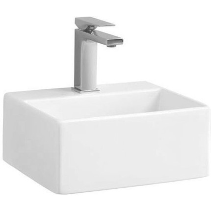 Раковина Artceram Quadro 50 см QUL002 01 00 bi - фото, картинка  Раковина Artceram Quadro 50 см QUL002 01 00 bi - фото