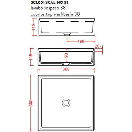 Раковина-чаша ArtCeram Scalino 38 см SCL001 01 00 bi - фото 4