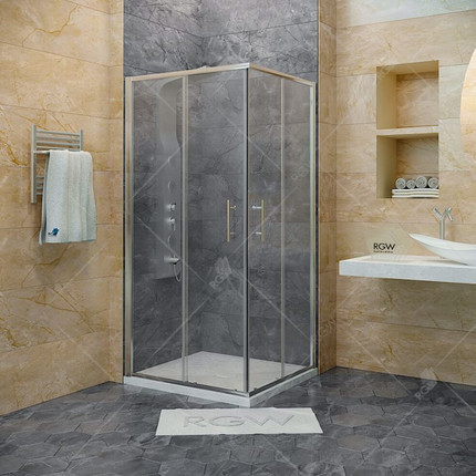Душевое ограждение RGW HO-31 90х90 см 03063199-11 (стекло 8 мм), хром/прозрачное - фото 