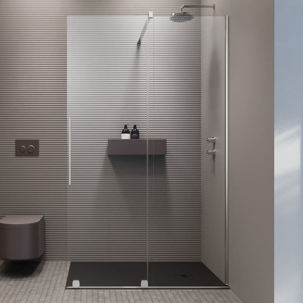 Душевая перегородка Radaway Furo Walk-in 120x200 см 10106638-01-01R (стекло 8 мм), хром/прозрачное - фото 