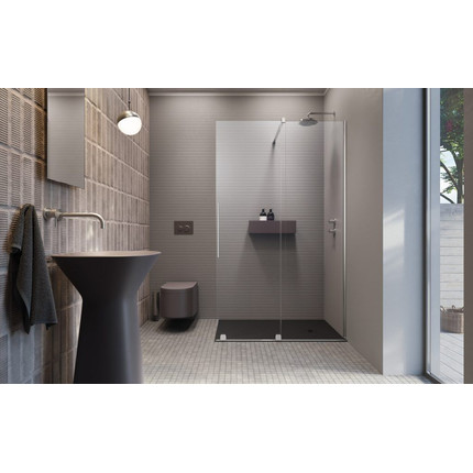 Душевая перегородка Radaway Furo Walk-in 120x200 см 10106638-01-01R (стекло 8 мм), хром/прозрачное - фото 2