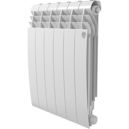 Радиатор Royal Thermo Biliner Alum 500 Bianco Traffico 480х580 мм (6 секций) - фото 