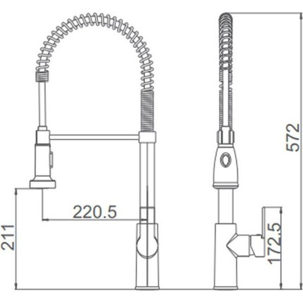 Смеситель для кухни Gerhans K14085 - фото, картинка 2 Смеситель для кухни Gerhans K14085 - фото 2