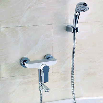 Смеситель для ванны Gerhans K13015W, белый/хром - фото 2