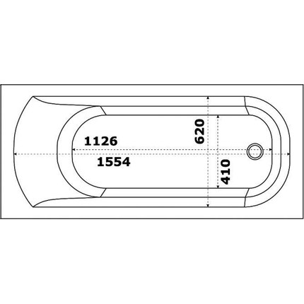 Ванна акриловая Bas Нирвана 170х75 см (на каркасе), Размер - мм: 1700х750 - фото, картинка 9 Ванна акриловая Bas Нирвана 170х75 см (на каркасе), Размер - мм: 1700х750 - фото 9