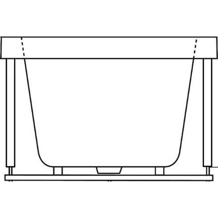 Ванна акриловая Bas Нирвана 170х75 см (на каркасе), Размер - мм: 1700х750 - фото, картинка 7 Ванна акриловая Bas Нирвана 170х75 см (на каркасе), Размер - мм: 1700х750 - фото 7