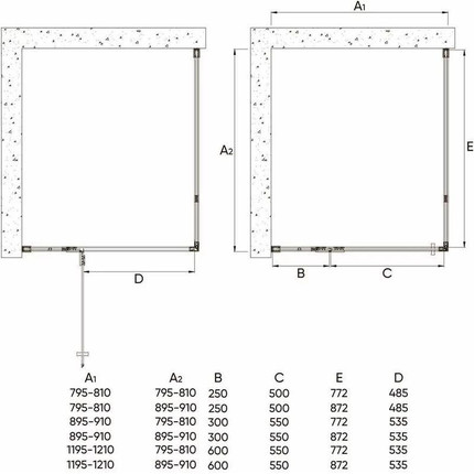 Душевое ограждение Veconi Rovigo 90х100 см RV073-90100-01-C4, хром/прозрачное - фото 5