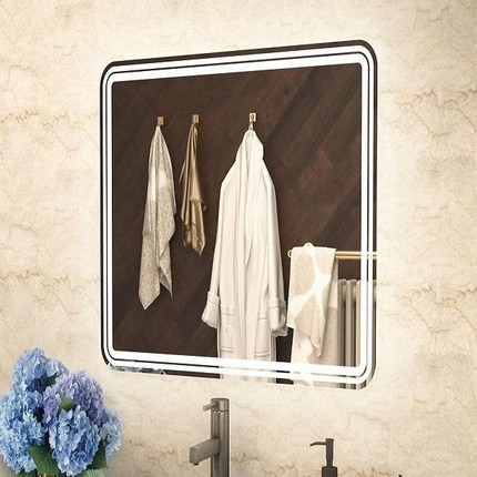 Зеркало Art&Max Tito Led 80 см AM-Tit-800-800-DS-F - фото 