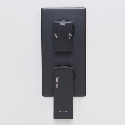 Смеситель для ванны WasserKraft Abens 2071, черный - фото 2