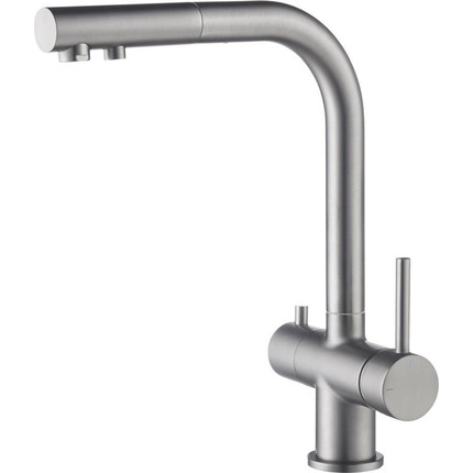 Смеситель для кухни Timo Saona 2356/18FL, черное золото - фото 