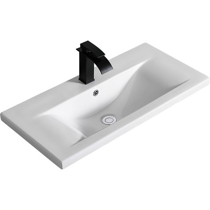 Раковина врезная на столешницу CeramaLux N 100 см 9393-100 - фото, картинка  Раковина врезная на столешницу CeramaLux N 100 см 9393-100 - фото