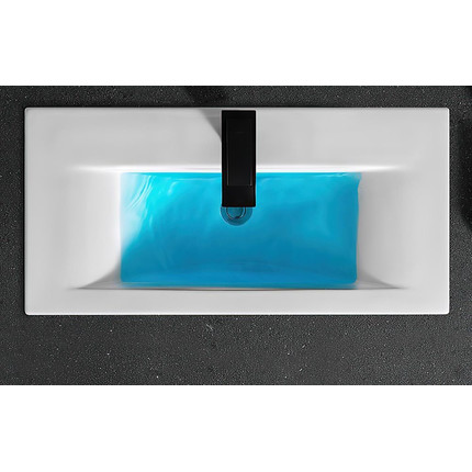 Раковина врезная на столешницу CeramaLux N 100 см 9393-100 - фото, картинка 3 Раковина врезная на столешницу CeramaLux N 100 см 9393-100 - фото 3