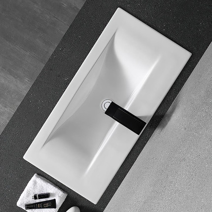 Раковина врезная на столешницу CeramaLux N 100 см 9393-100 - фото, картинка 5 Раковина врезная на столешницу CeramaLux N 100 см 9393-100 - фото 5