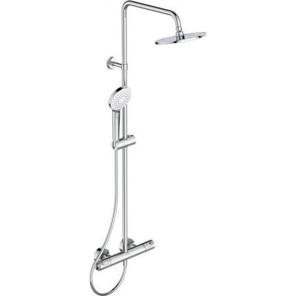 Душевая стойка с термостатом Ideal Standard Ceratherm T50 A7225AA - фото, картинка  Душевая стойка с термостатом Ideal Standard Ceratherm T50 A7225AA - фото