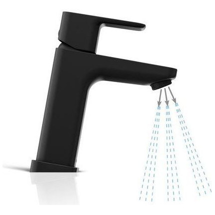 Смеситель для раковины Ravak 10° Free TD F 012.20 X070148, чёрный матовый - фото 3