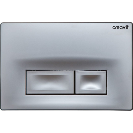 Кнопка смыва Creavit Ore GP3002.00, серый матовый - фото 