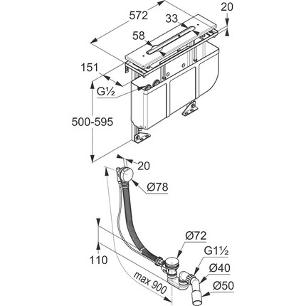 Скрытая часть Kludi Rotexa 7881205-00 - фото 2