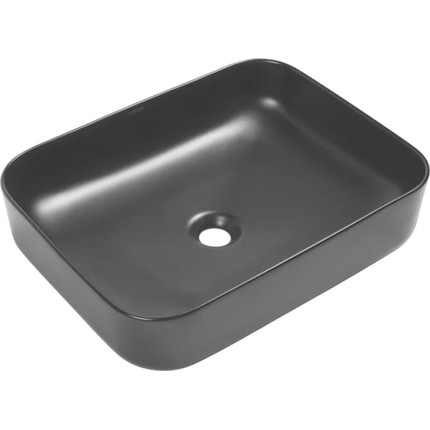 Раковина-чаша SantiLine 48 см SL-1010MB, черный матовый - фото 