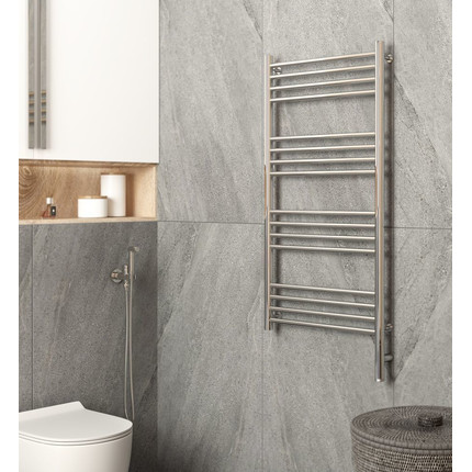 Полотенцесушитель электрический Сунержа Богема 3.0 П16 1000x400 мм (выгнутая перемычка) 00-5803-1040 R - фото 3