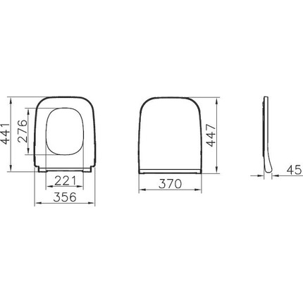Инсталляция с подвесным безободковым унитазом Vitra Integra Square 9856B003-7206 - фото 7