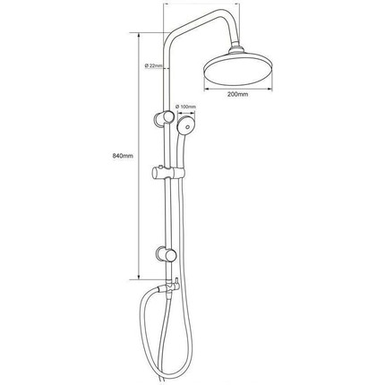 Душевая стойка Aquanet Passion R 212270 - фото 2