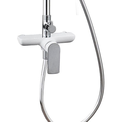 Душевая стойка Aquanet Arctic R AF520-71-R-CW 243324, хром/белый - фото 4