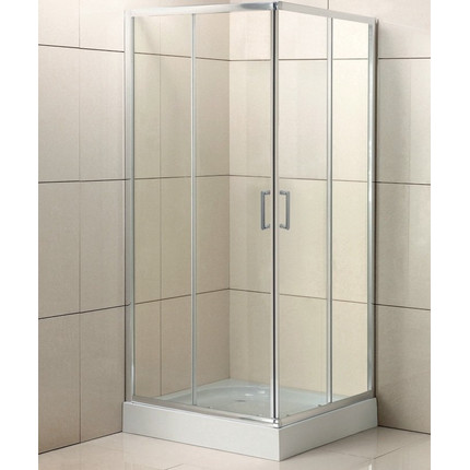 Душевое ограждение BelBagno 95x95 см UNO-195-A-2-95-C-Cr, хром/прозрачное - фото, картинка  Душевое ограждение BelBagno 95x95 см UNO-195-A-2-95-C-Cr, хром/прозрачное - фото