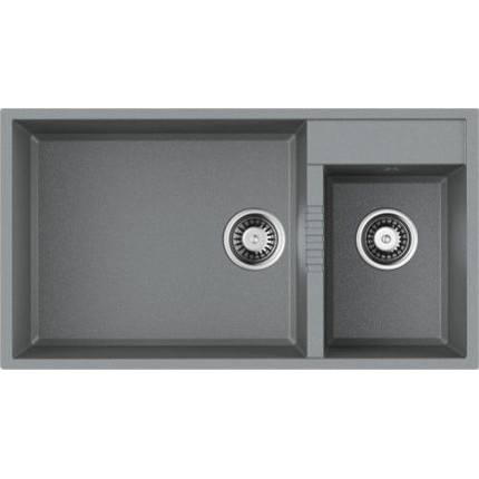 Кухонная мойка Omoikiri Tedori 85-2-U GR 4993542, leningrad grey, Цвет производителя: Leningrad Grey - фото 