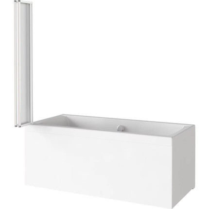 Шторка для ванны Bas Screen GR4-100-G-WE 1000х1400 мм, хром/матовое - фото 2