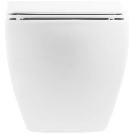 Унитаз подвесной безободковый BelBagno Carina BB514CHR - фото 3