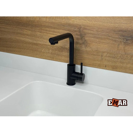 Смеситель для кухни Emar ЕСВ 7015, чёрный, Цвет производителя: чёрный - фото 2