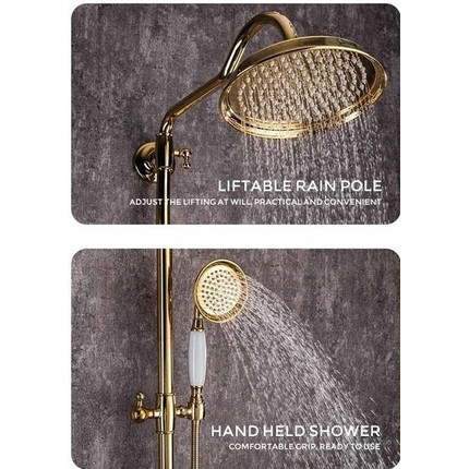 Душевая стойка Gappo G2489-6, золото - фото 3