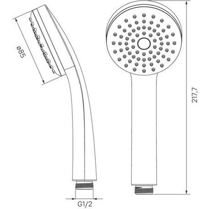 Ручной душ Iddis Hand shower 0011F85i18 - фото 5