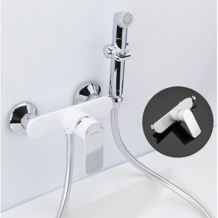 Набор для гигиенического душа Gappo Noar G2048-8, белый/хром - фото 2