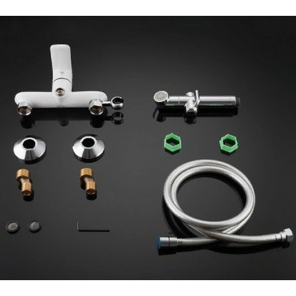 Набор для гигиенического душа Gappo Noar G2048-8, белый/хром - фото 6