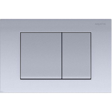 Кнопка смыва Aquatek KDI-0000011, хром матовый - фото 