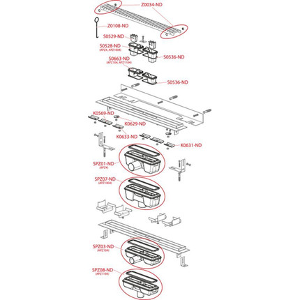 Трап AlcaPlast 65 см APZ104-650, нержавеющая сталь, Цвет производителя: хром, Размер трапа: 650 - фото 4