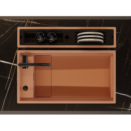 Кухонная мойка Omoikiri Kinaru 86-U/I CN 4997025, canyon, Цвет производителя: canyon - фото 2