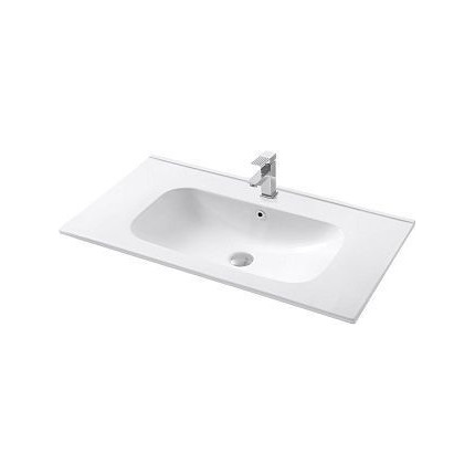 Тумба подвесная с раковиной Art&Max AM-TORINO-1000-2C-SO-SA-P 100 см, сапфир, Цвет фасада: синий - фото 2