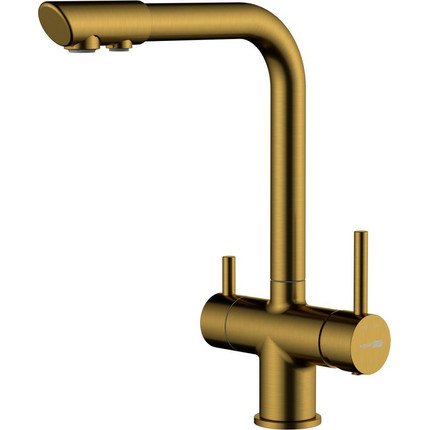 Смеситель для кухни WasserKraft A8387, золото матовое - фото 