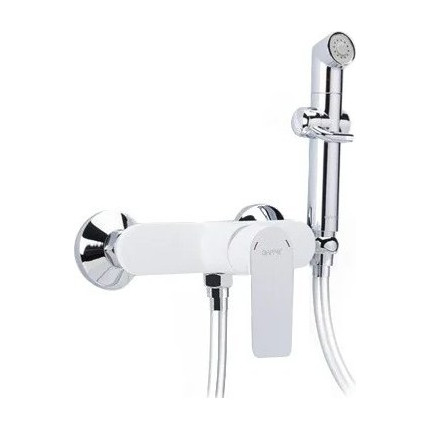 Набор для гигиенического душа Gappo Noar G2048-8, белый/хром - фото 