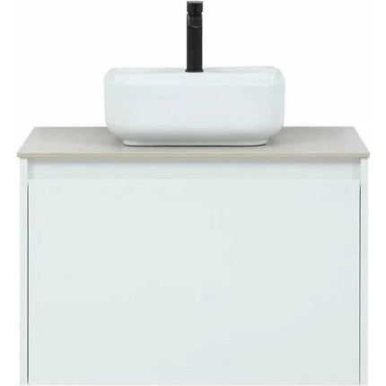 Тумба подвесная со столешницей Aquanet Nova Lite 75 см 242275 (1 ящик) белый, Цвет фасада: белый - фото 7