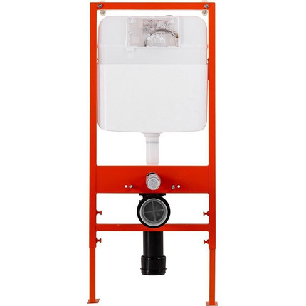 Инсталляция Belbagno BB026 с подвесным безободковым унитазом Cezares Duet (кнопка смыва хром глянцевый) - фото 10