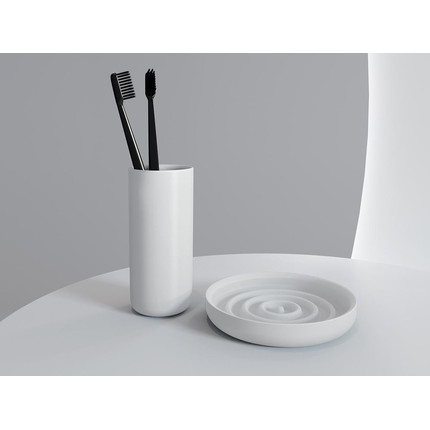 Стакан для зубных щеток Salini Gosse 1901201 (S-Stone) матовая - фото 2
